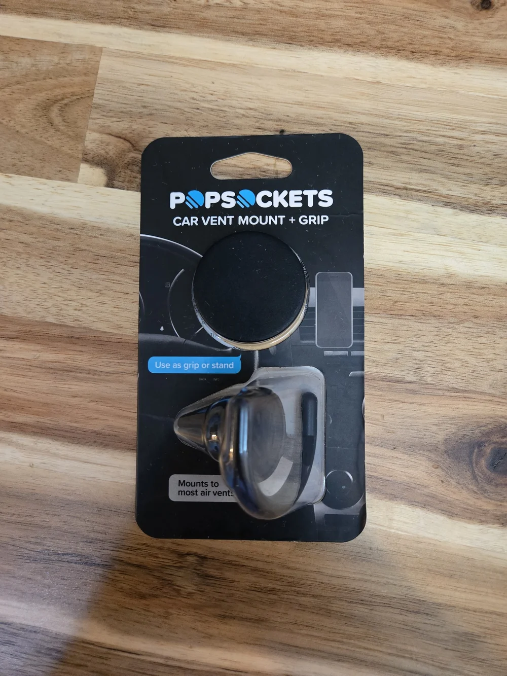 PopSockets car vent mount + grip